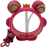 Load image into Gallery viewer, Bear(Look)-Water-Bottle-Kids-Red
