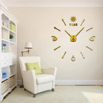 Load image into Gallery viewer, DIY-WALL-CLOCK-GOLD
