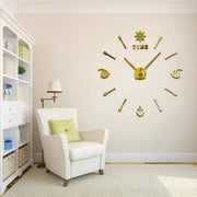 DIY-WALL-CLOCK-GOLD