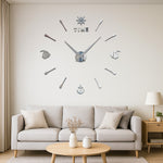 Load image into Gallery viewer, DIY-WALL-CLOCK-SILVER
