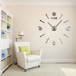 Load image into Gallery viewer, DIY-WALL-CLOCK-SILVER
