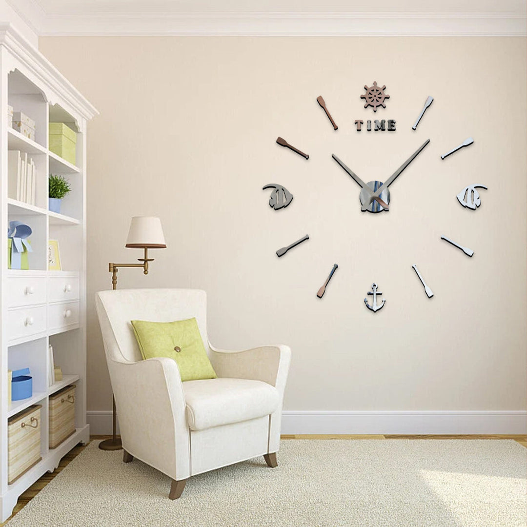 DIY-WALL-CLOCK-SILVER