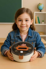 Load image into Gallery viewer, Bear Family Friendly - Lunch Box - Brown
