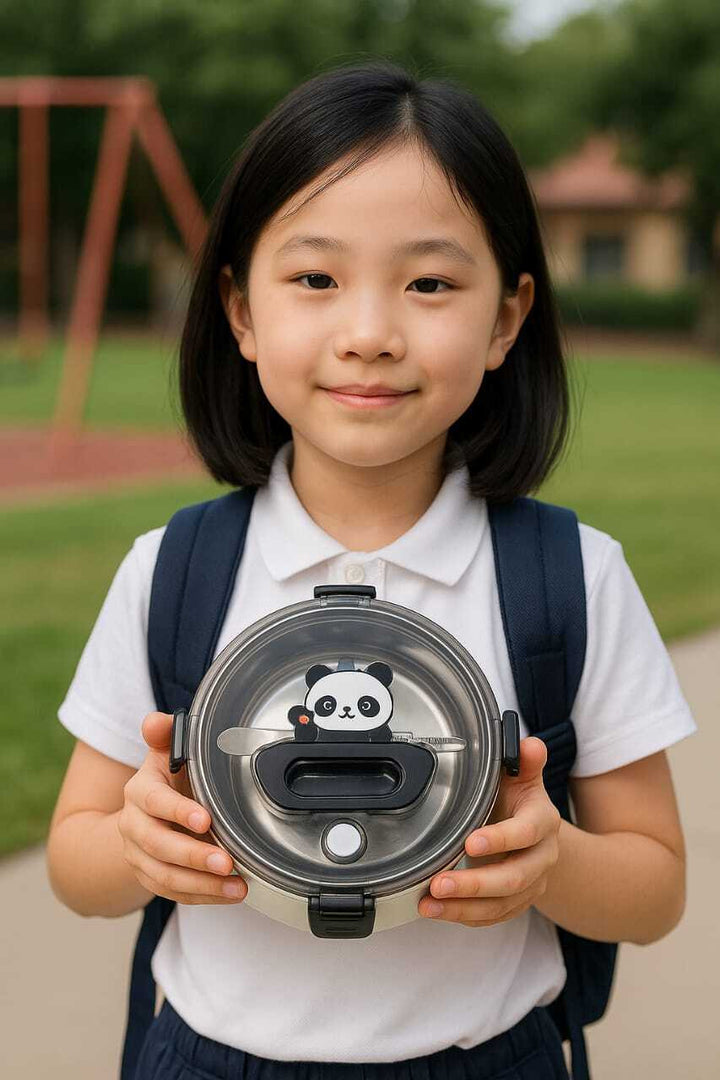 Bear Family Friendly - Lunch Box - Black