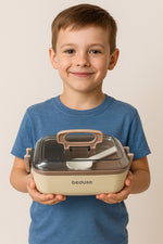 Load image into Gallery viewer, Beduso Leak-Proof Lunch Box - Light Brown

