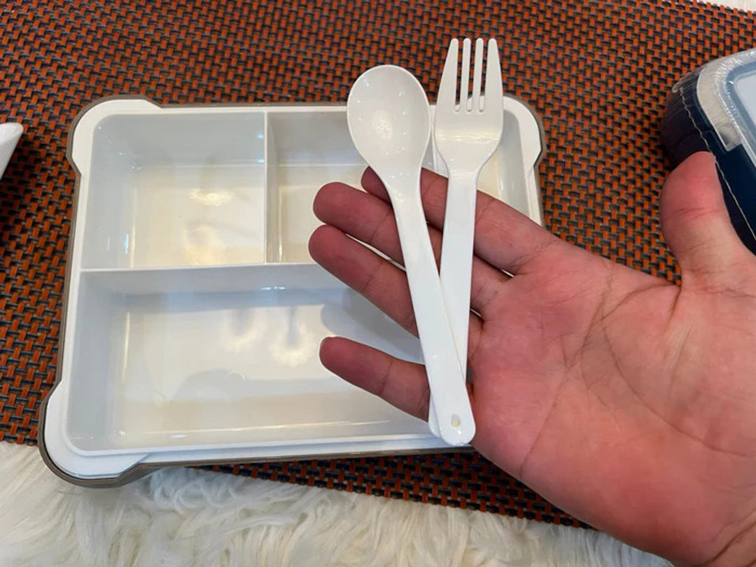 Bento Lunch Box Navi Blue 4 Slots