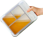 Load image into Gallery viewer, Bento Lunch Box Brown 4 Slots
