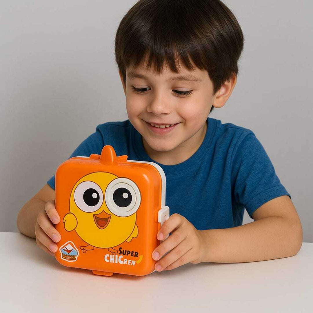 Chicken-Steel-Lunch-Box-Orange