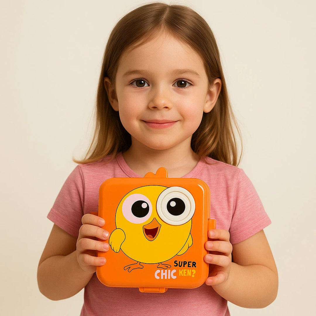 Chicken-Steel-Lunch-Box-Orange