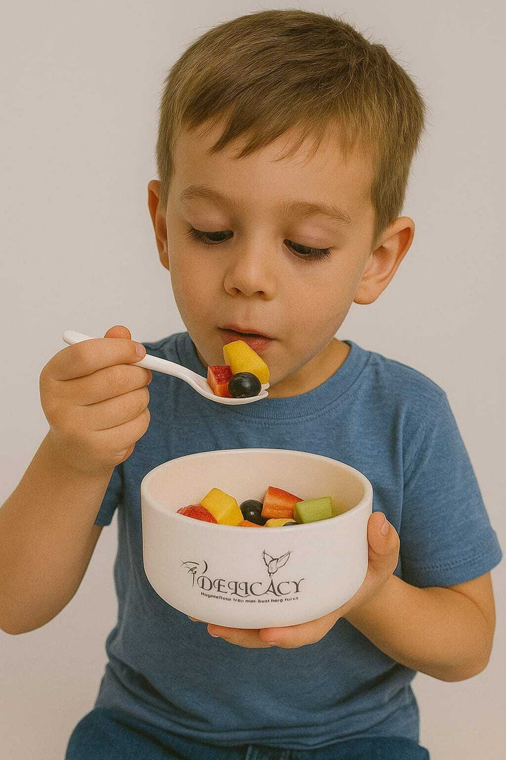 Crown of Glory -Round -Kids Lunch Box -Blue