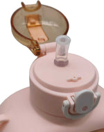 Load image into Gallery viewer, Bear Face - Front side- Water Bottle - Pink
