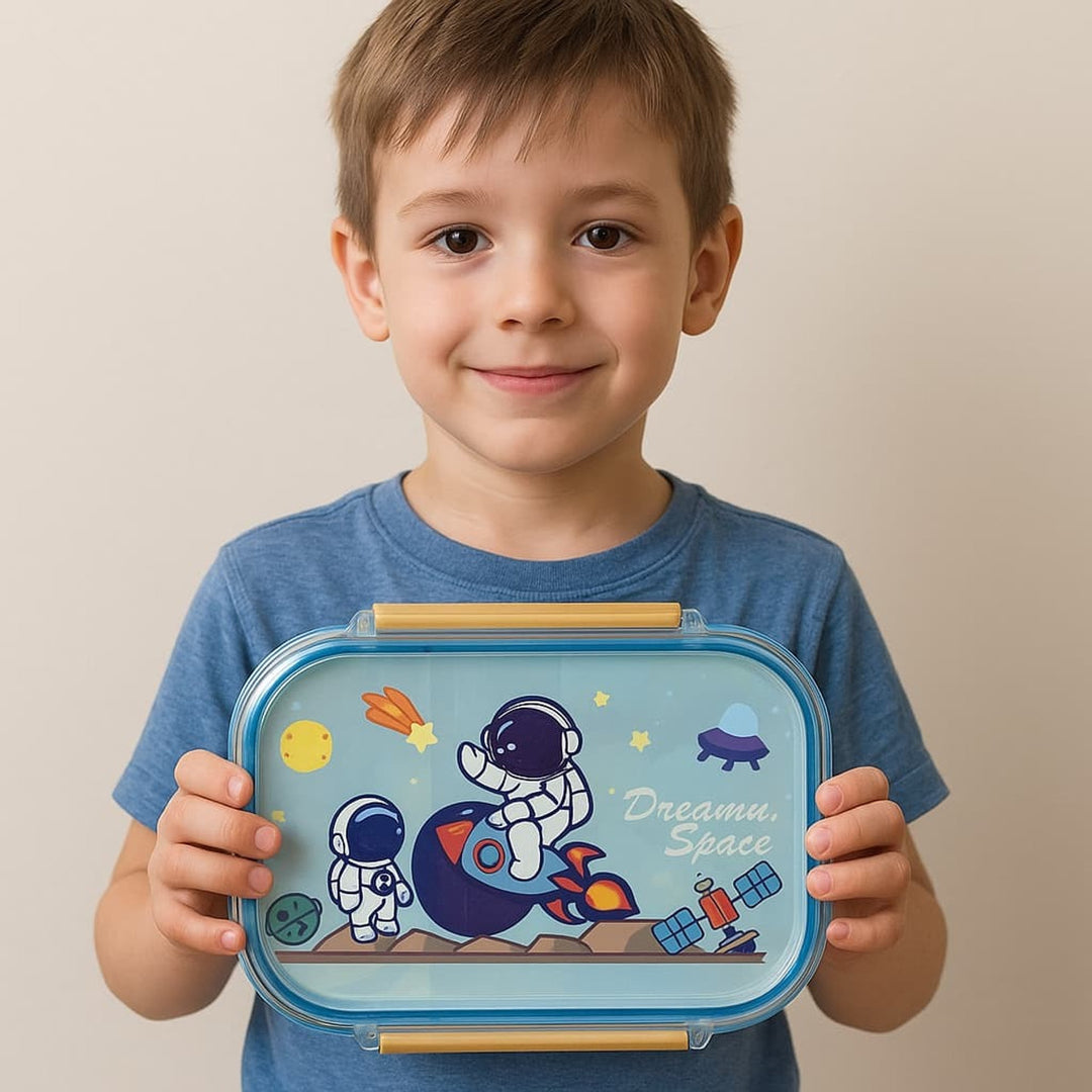 Dream Space Kids Lunch Box Blue