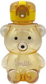 Load image into Gallery viewer, Bear Design Water Bottle - Smile- Yellow
