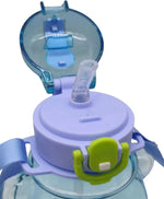 Load image into Gallery viewer, Bear Design Water Bottle - Smile -Blue
