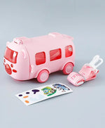 Load image into Gallery viewer, Cool Cute Bus - Kids - Water Bottle - Pink
