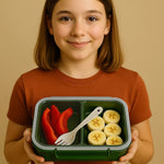 Load image into Gallery viewer, PICNIC LUNCH-800ML-GREEN-BOX
