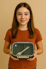 Load image into Gallery viewer, PICNIC LUNCH-800ML-GREEN-BOX
