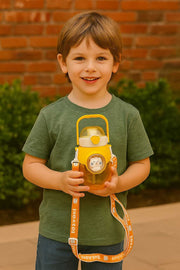 Kids-Waterbottle-Yellow-Cat LOGO