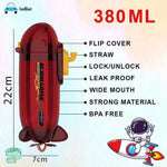 Load image into Gallery viewer, Kids-Water Bottle-RED-Submarine
