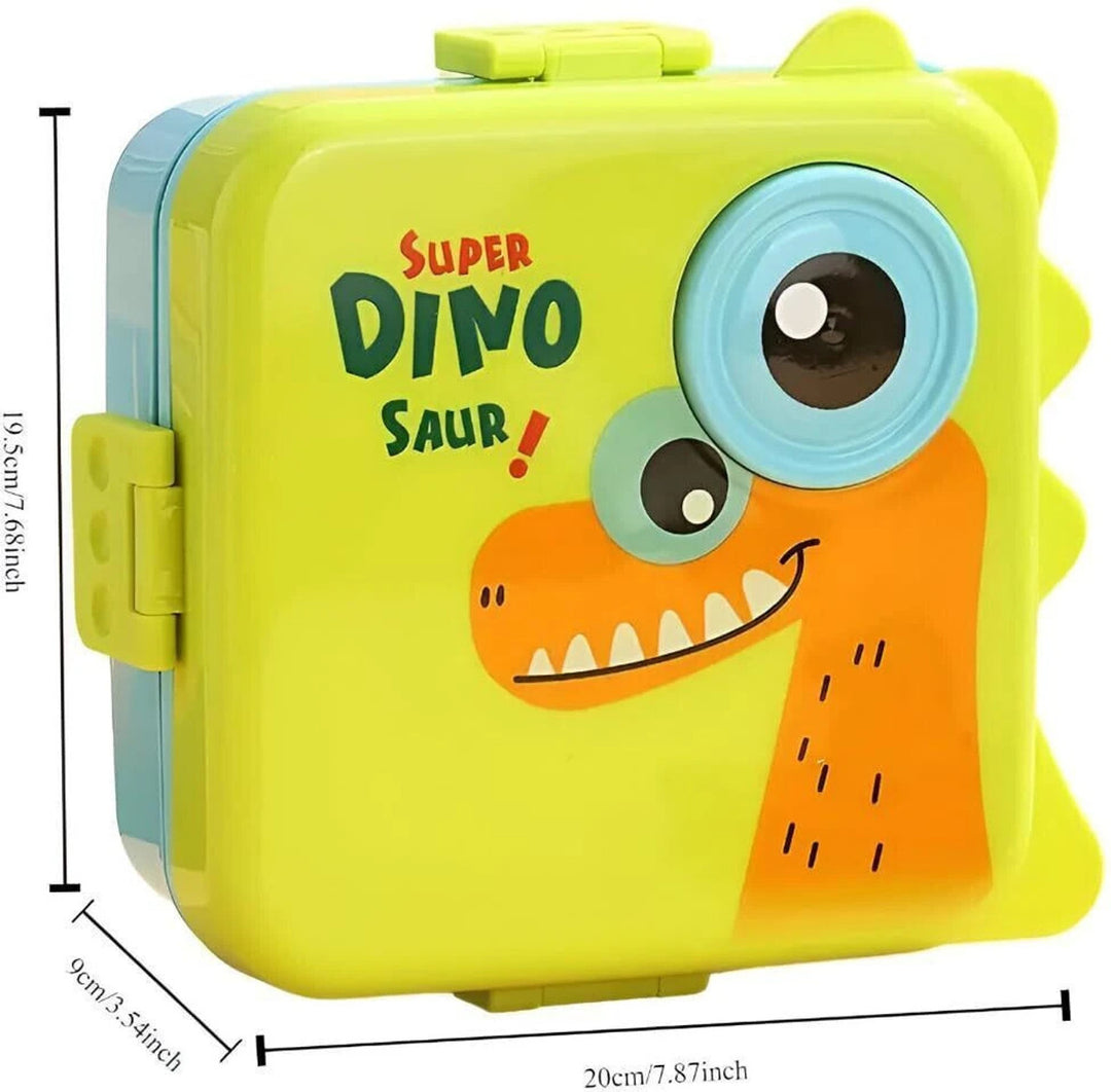 Super Dino Saur-Kids Lunch Box-Green