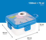 Load image into Gallery viewer, Super Elephant - Blue - Kids Lunch Box
