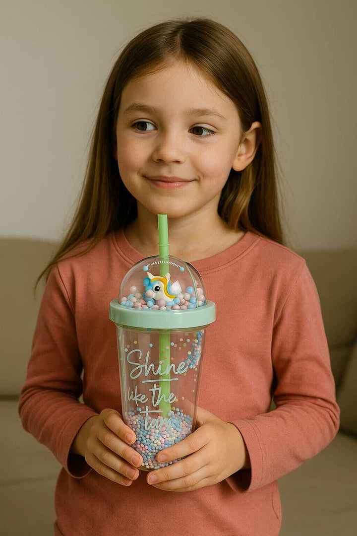 Shine Like The Star Water Bottle - Green