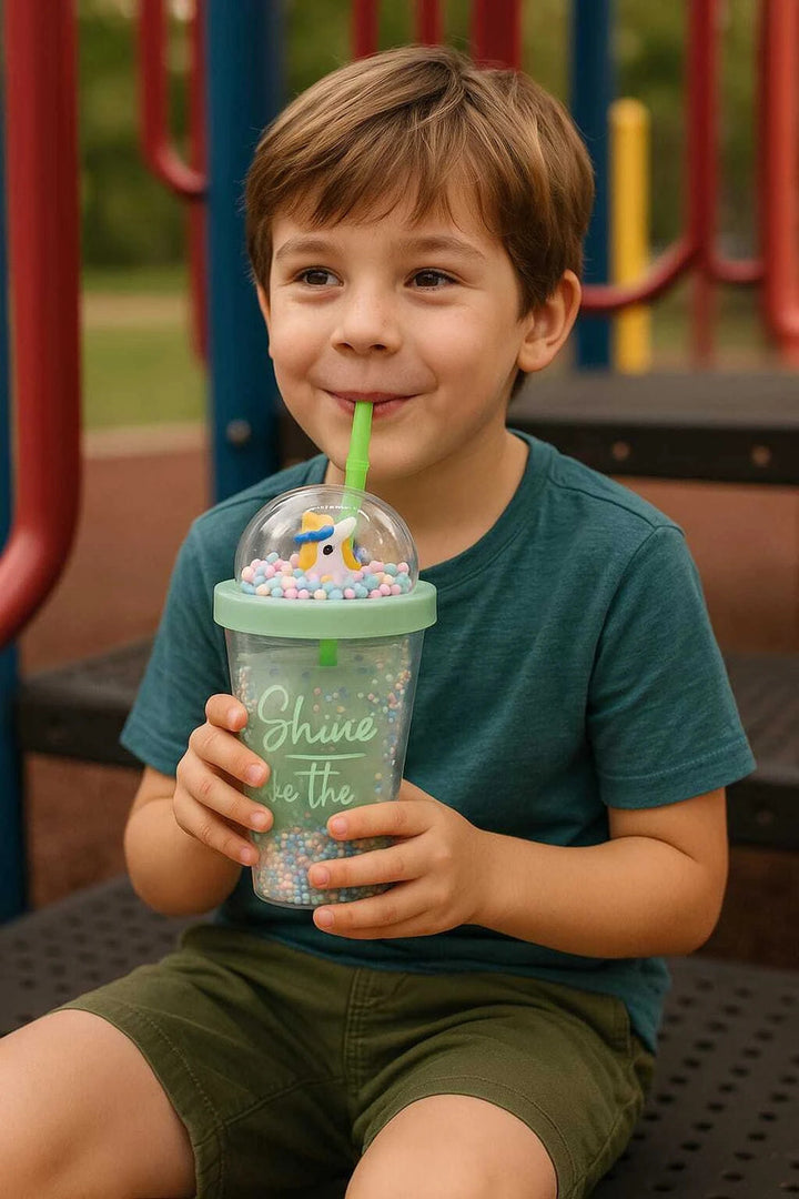 Shine Like The Star Water Bottle - Green