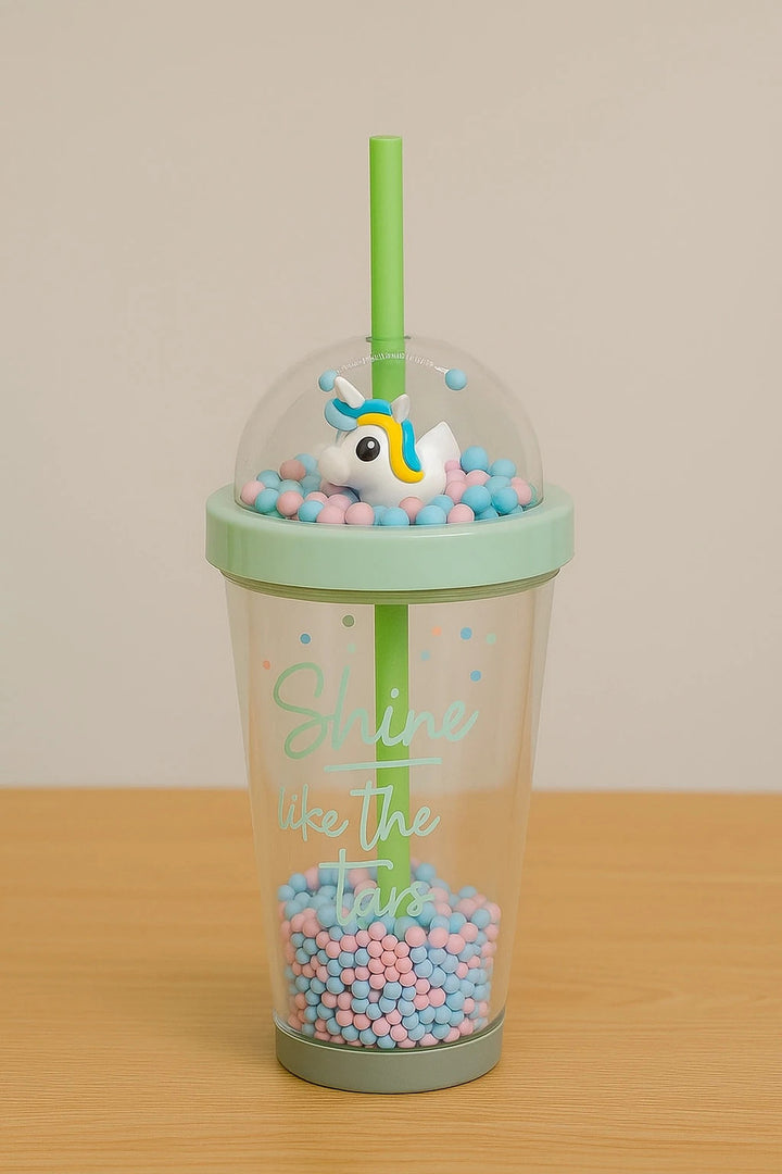 Shine Like The Star Water Bottle - Green