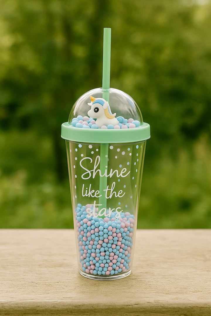 Shine Like The Star Water Bottle - Green