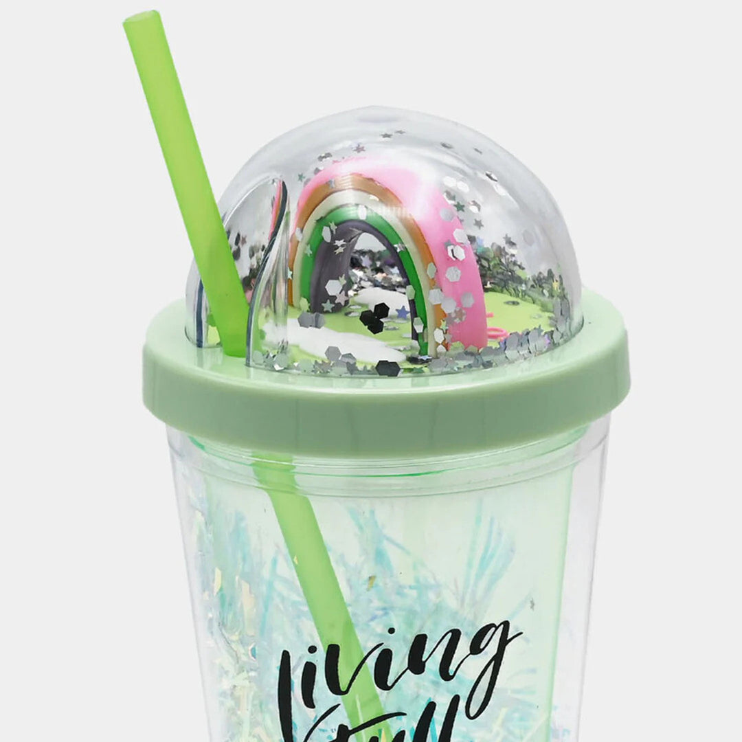 Living In Full Color - Water Bottle- Green