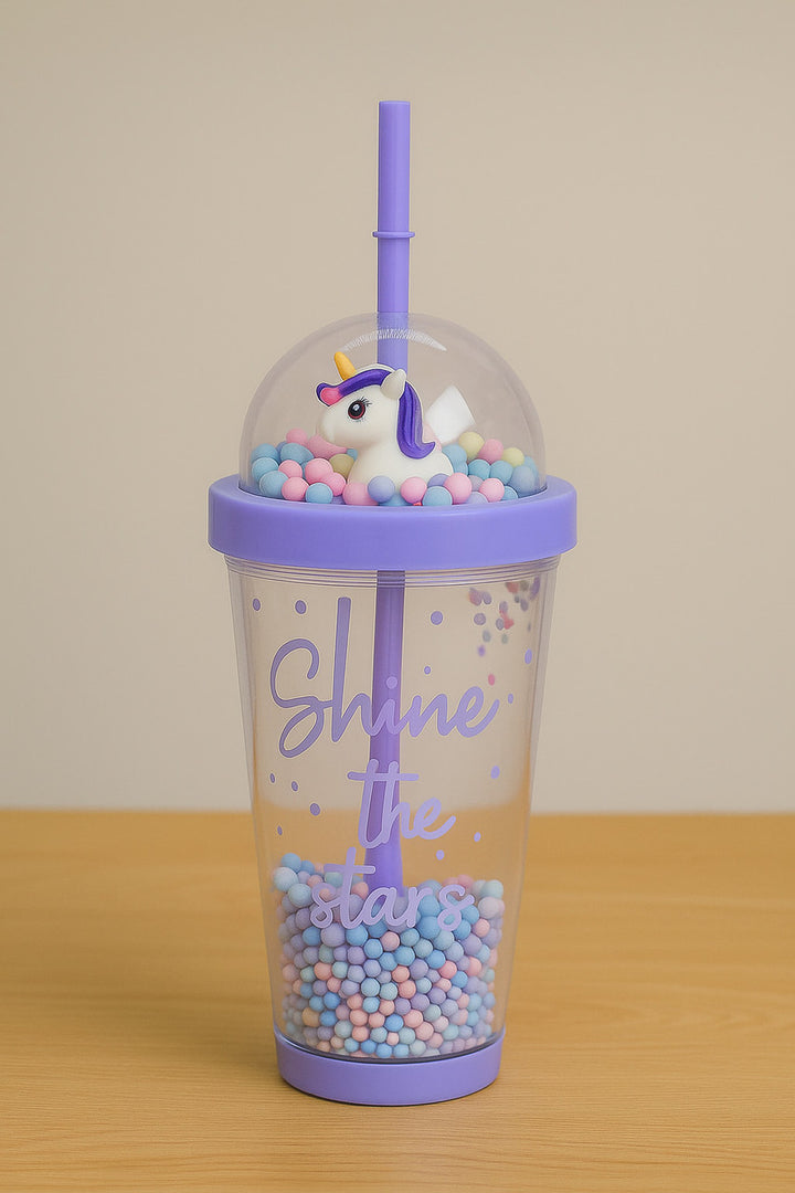 Shine Like The Star Water Bottle - Blue