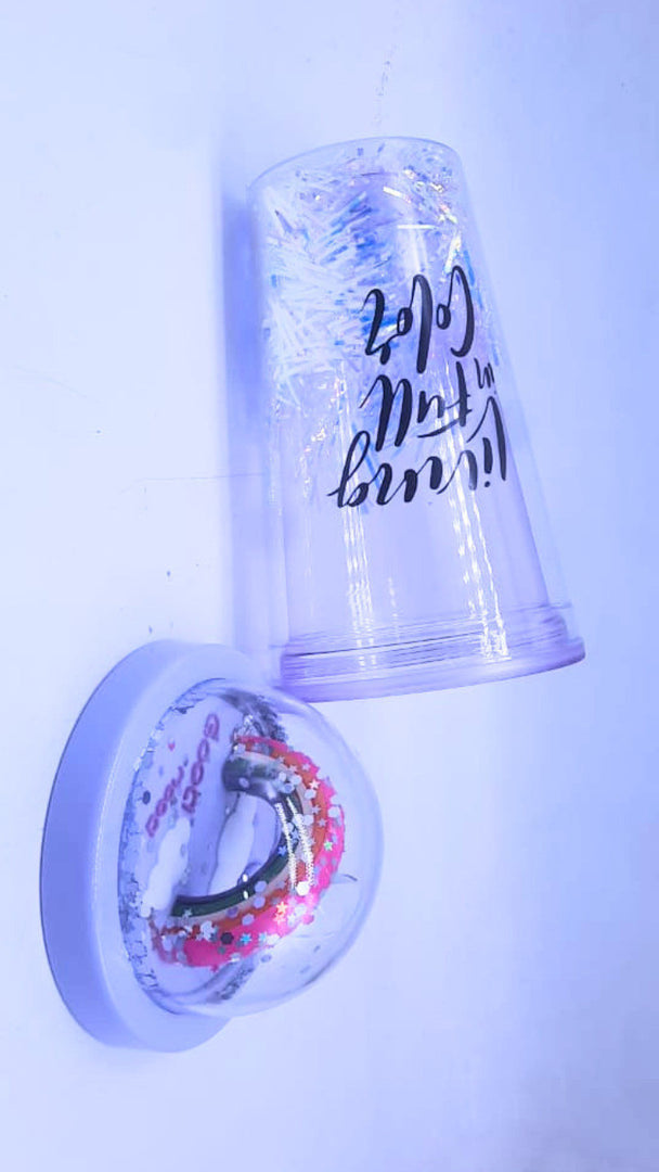 Living In Full Color - Water Bottle- Purple