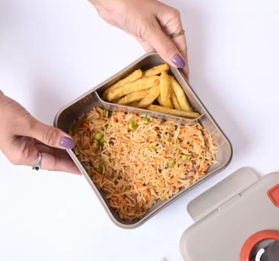 Lunch Box - Yakada-beige-1000ml