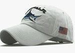 Load image into Gallery viewer, original-CAP-FL-Shark Logo-WHITE
