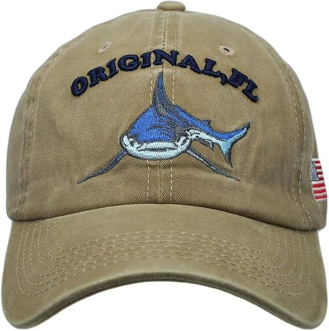 original-FL-Shark Logo-Cap-biscuit