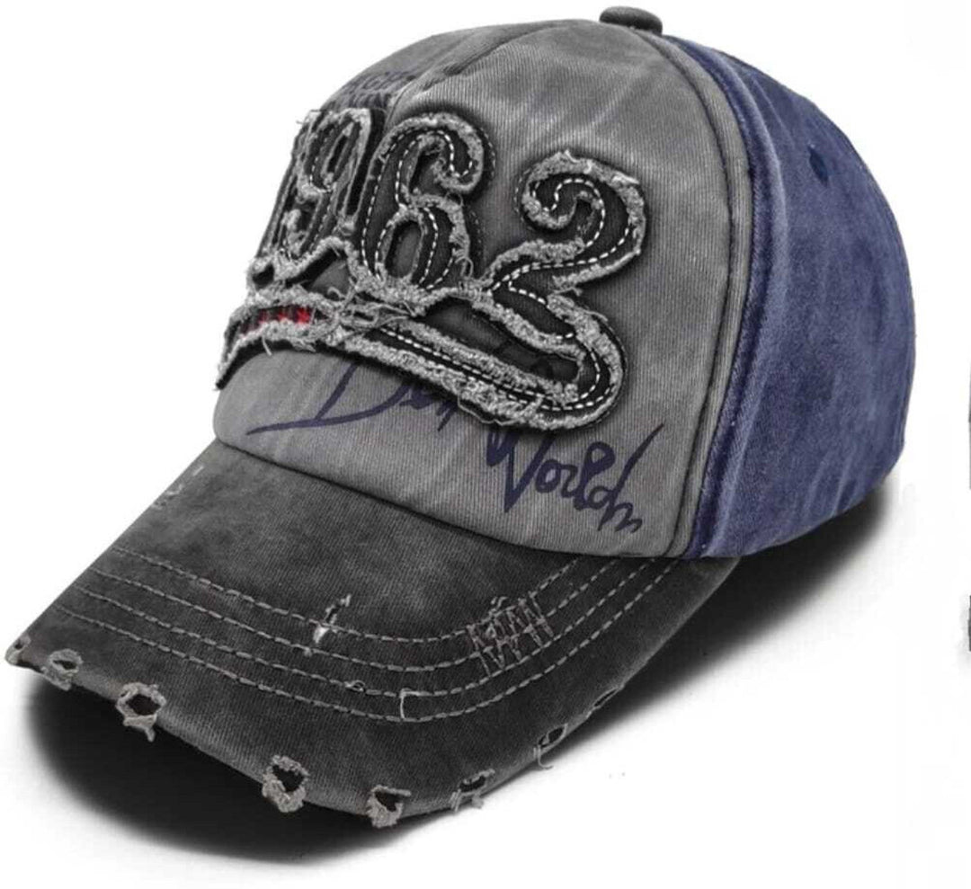 1962-CAP-HIGH TRAINING-BASEBALLCAP-GREY+BLK