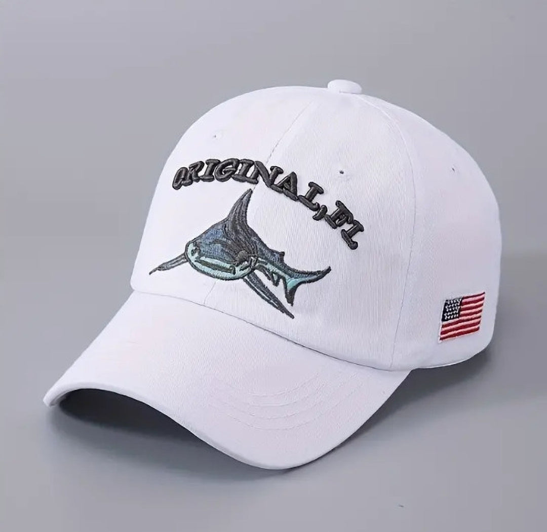 original-CAP-FL-Shark Logo-WHITE
