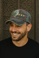 Load image into Gallery viewer, Jamount stylish Suncap BROWN AND GREEN
