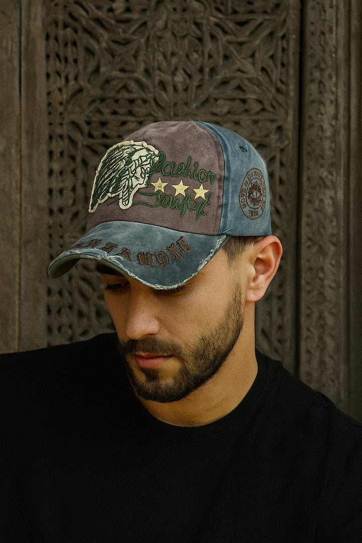 Jamount stylish Suncap BROWN AND GREEN