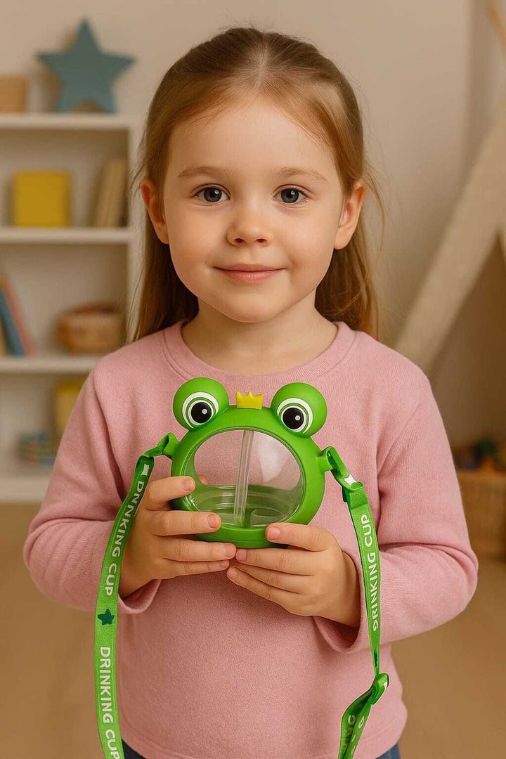 Bear(Look)-Green-water bottle