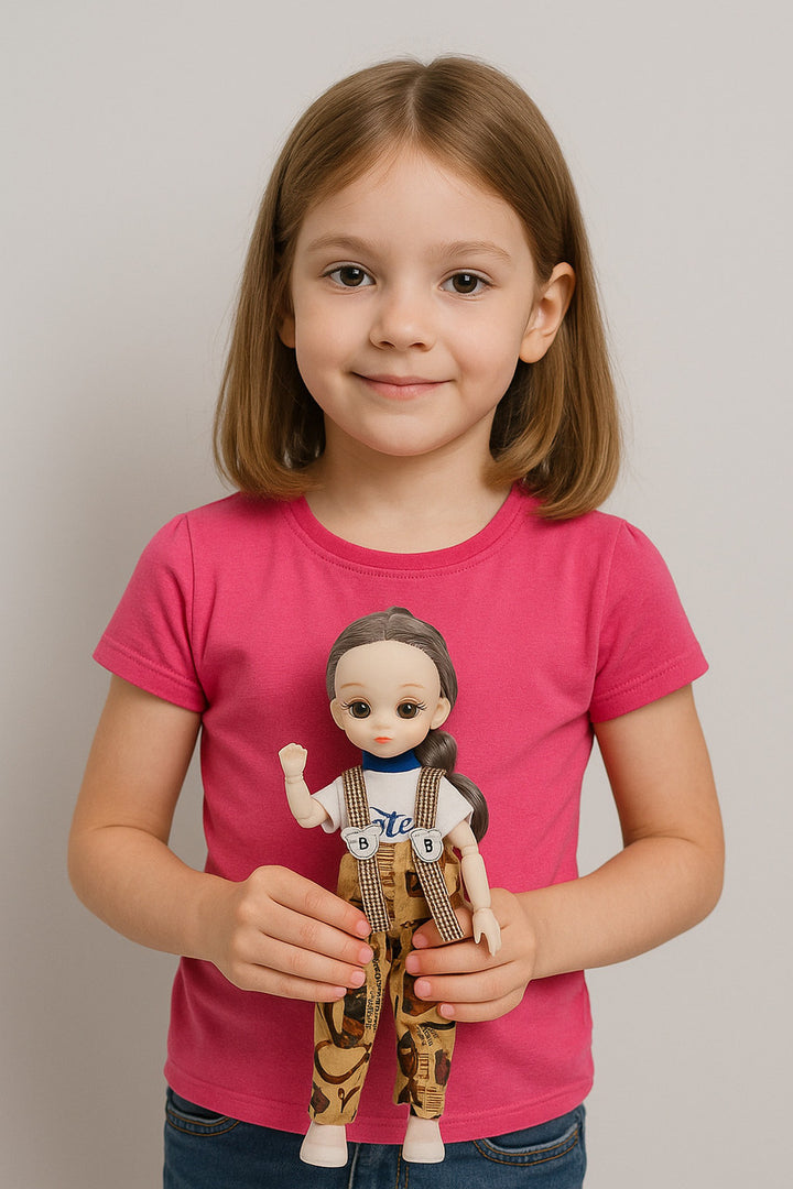 Modabay Fashion Play Doll for Cute Outfit Girls with movable Joint  (Multicolor)