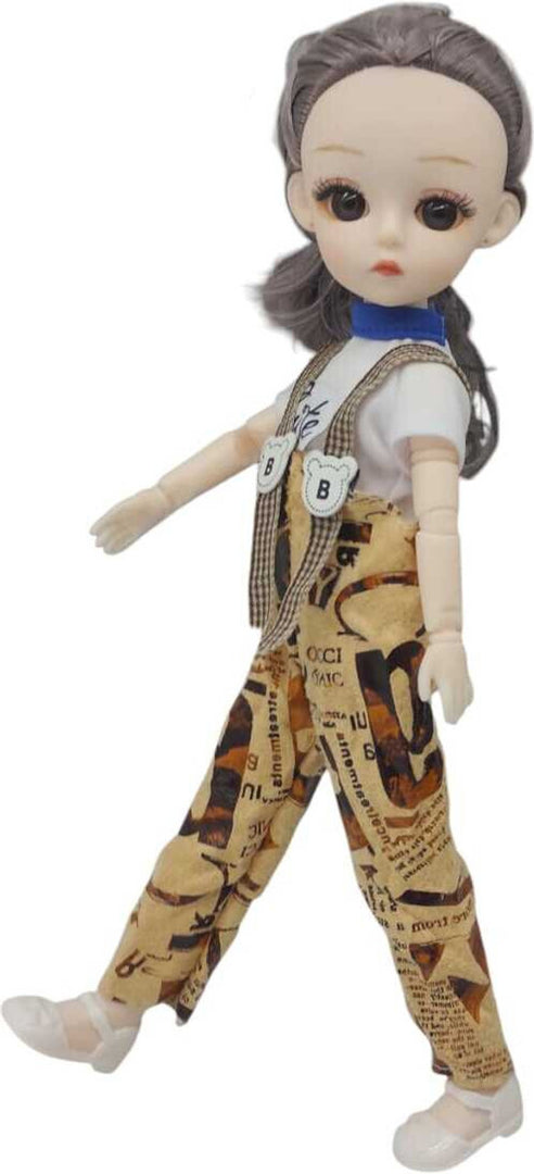 Modabay Fashion Play Doll for Cute Outfit Girls with movable Joint  (Multicolor)