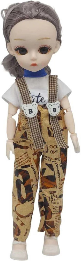 Modabay Fashion Play Doll for Cute Outfit Girls with movable Joint  (Multicolor)