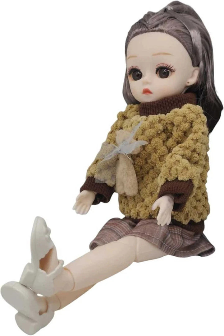 Modabay Korean Flexible Doll with Joint Movable  (Yellow)