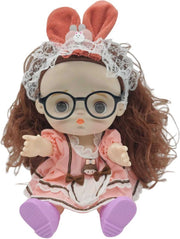 Modabay Lovely Baby doll with rabbit hairband  (Multicolor)
