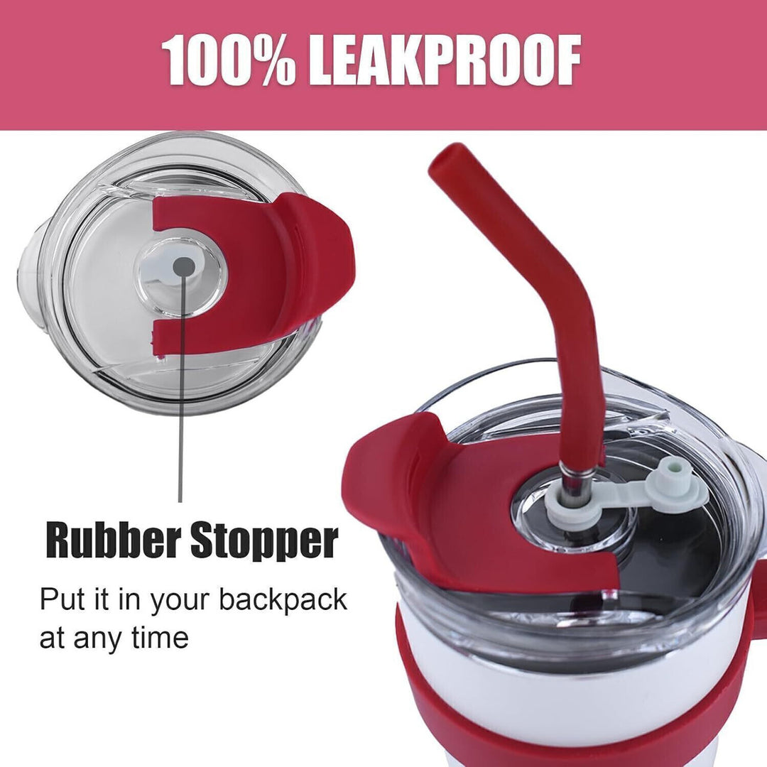 Coffee-Cup-WHITE-Tumbler+Handle and Straw