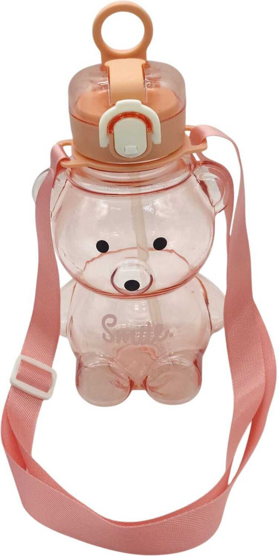 Combo+2+water+bottle+blue motion and smile pink bear