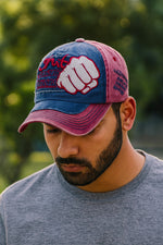 Load image into Gallery viewer, Shopsy New*style jamont cap Blue panch
