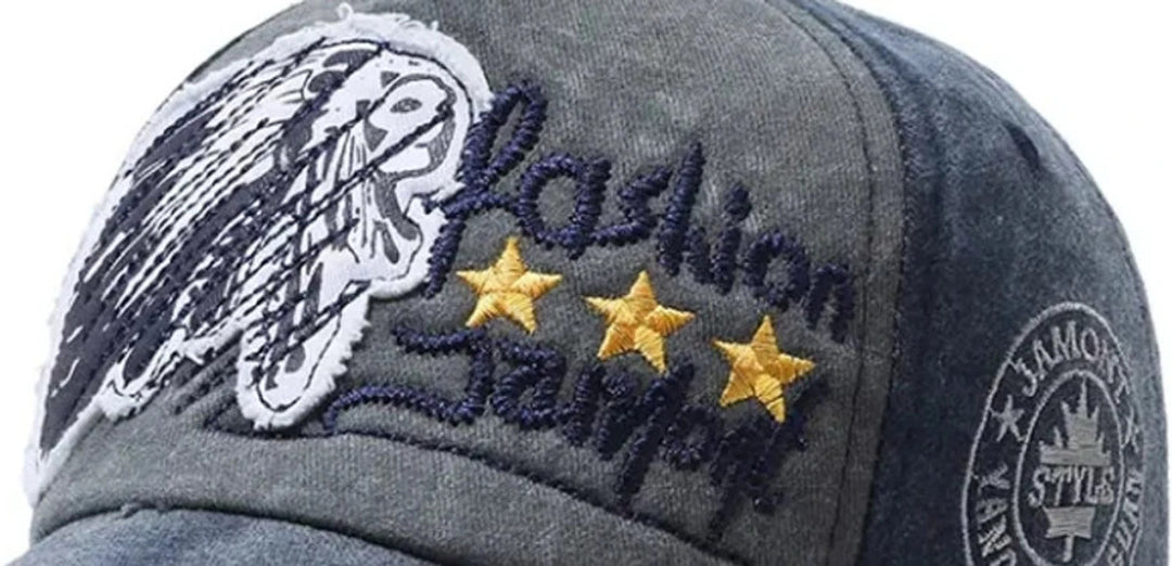 Shopsy JaMONT.STYLE-1989- CAP-NEVI BLUE+L.GREY